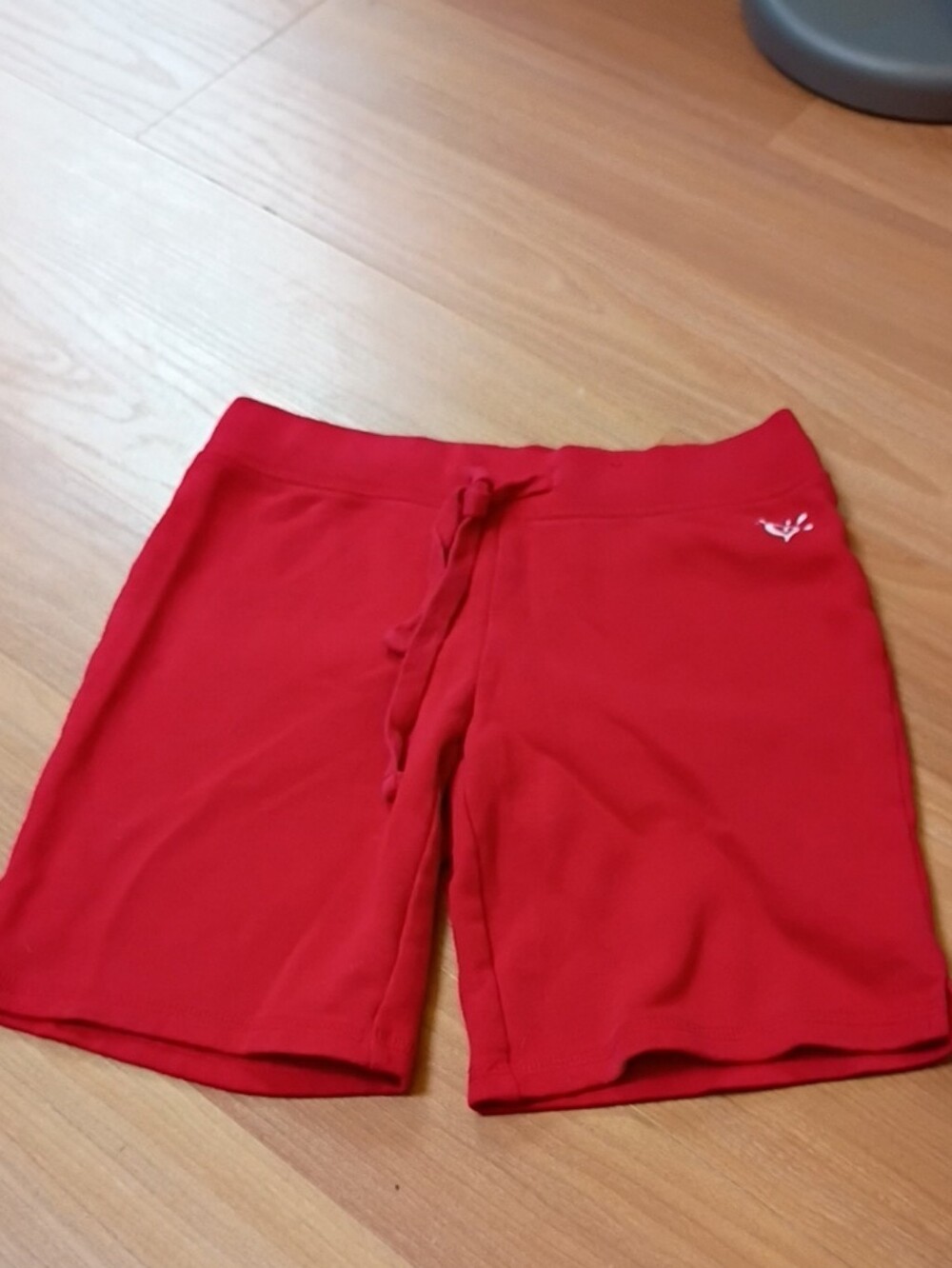 Justice Red Athletic Drawstring Shorts